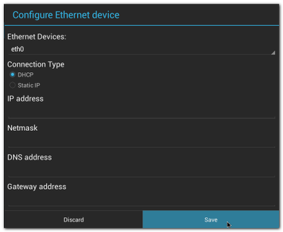 eth dhcp