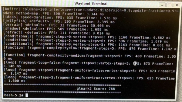 Glmark2 1920x1080 Test