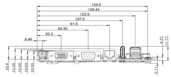 Board Dimension Layout Top Side 2