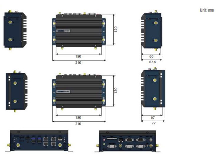 EPC-R5710 Dimensions