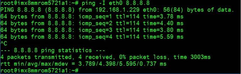 Ping test