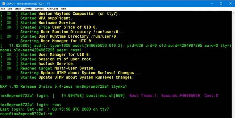 Boot switch setting