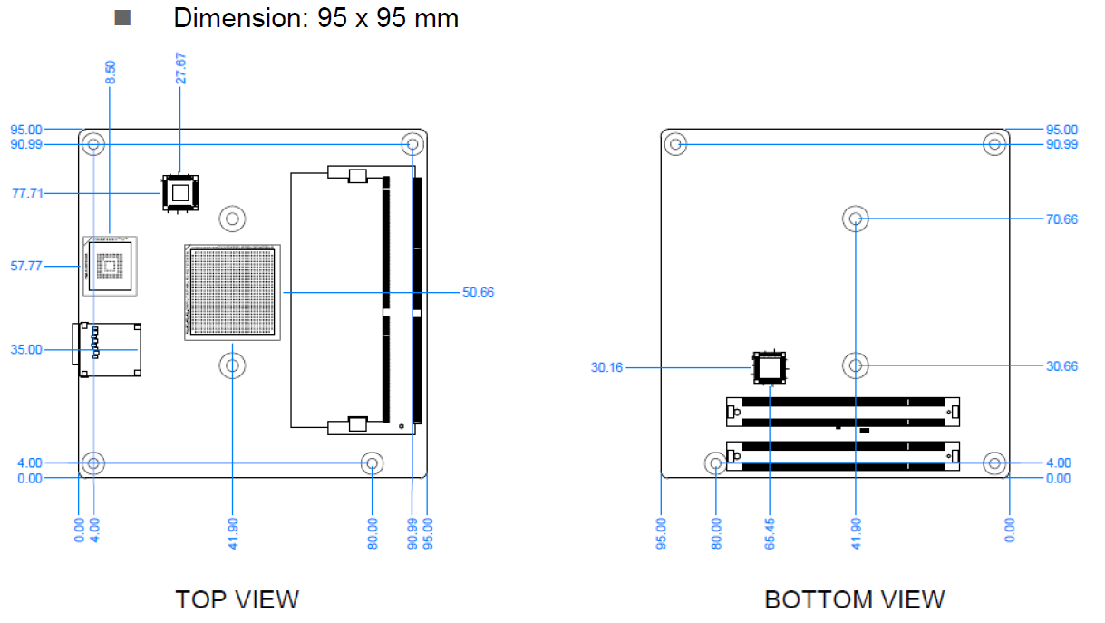 ROM-8720 Mechanical Specifications