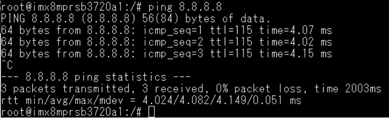 Ping 8.8.8.8