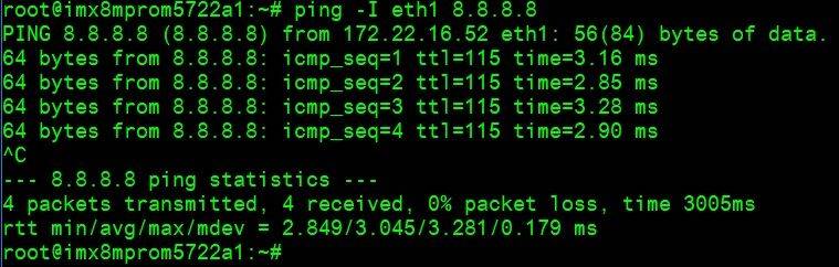 ifconfig output