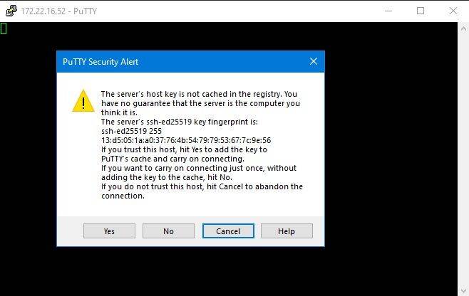 SSH login 1