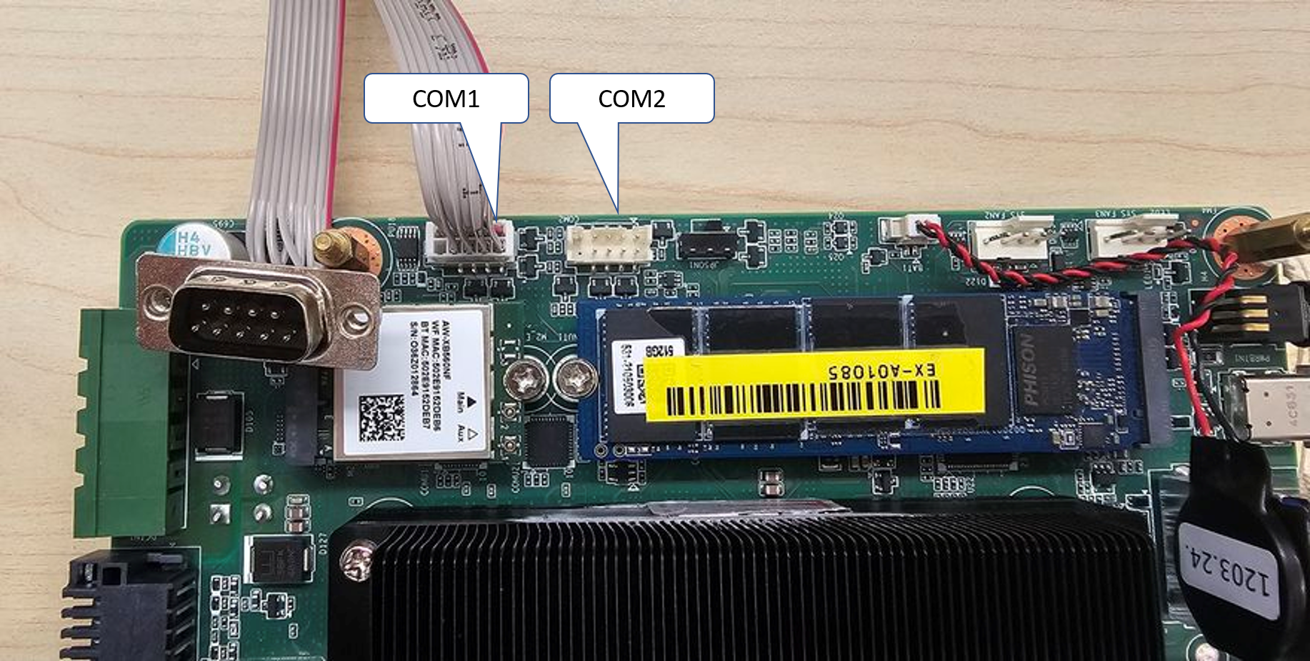 ASR-A702 COM port sysfs mapping