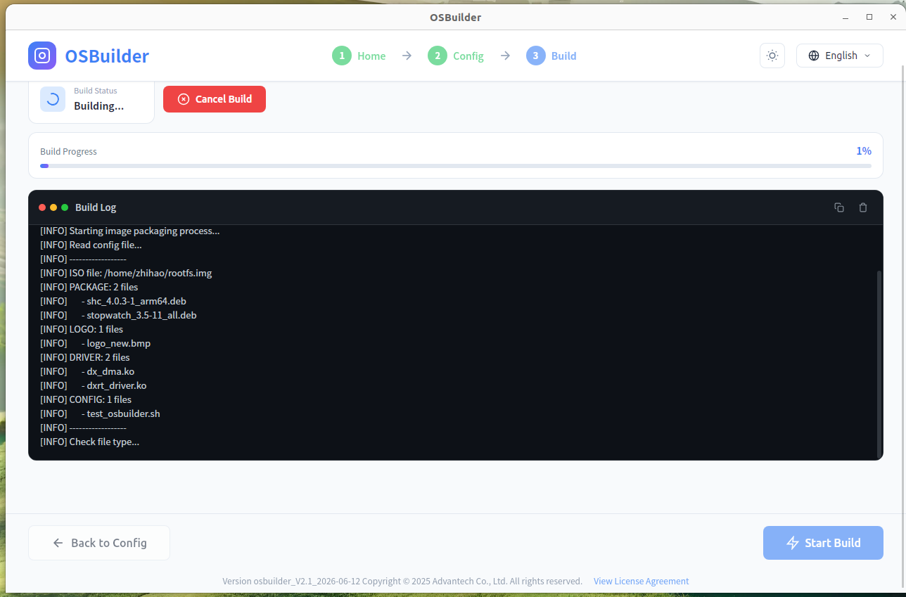 Step 3 build custom image