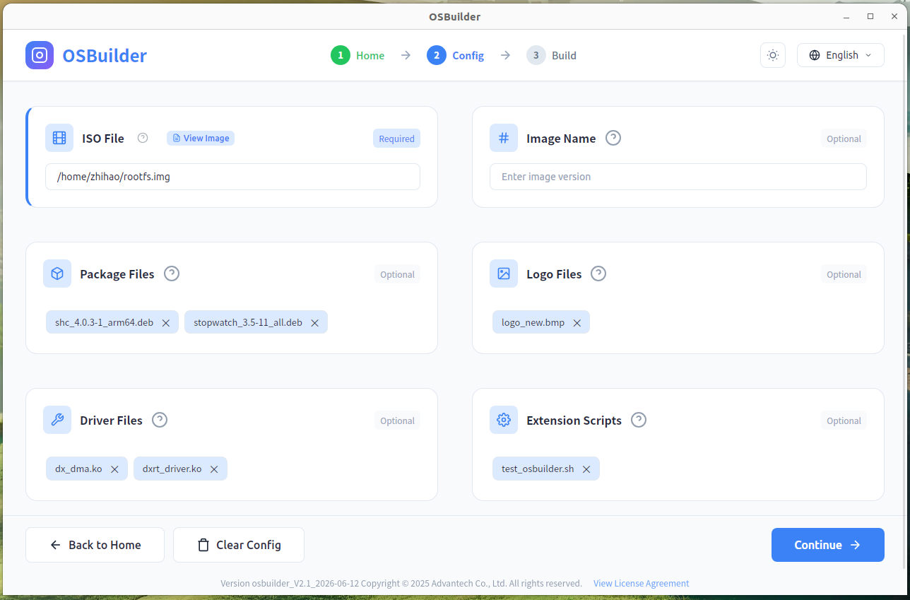 Step 2 customize settings